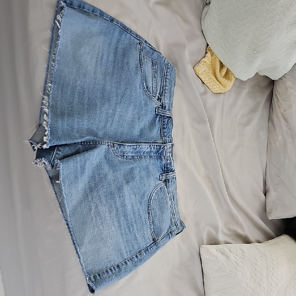 Women's Blue Denim Shorts